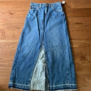 GAP Denim Maxi Skirt.